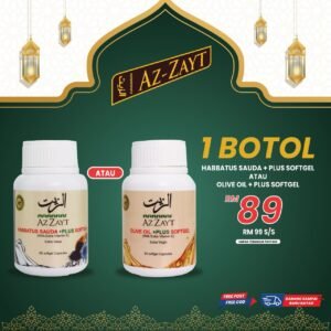 1 Botol - Habbatus Sauda/Olive Oil